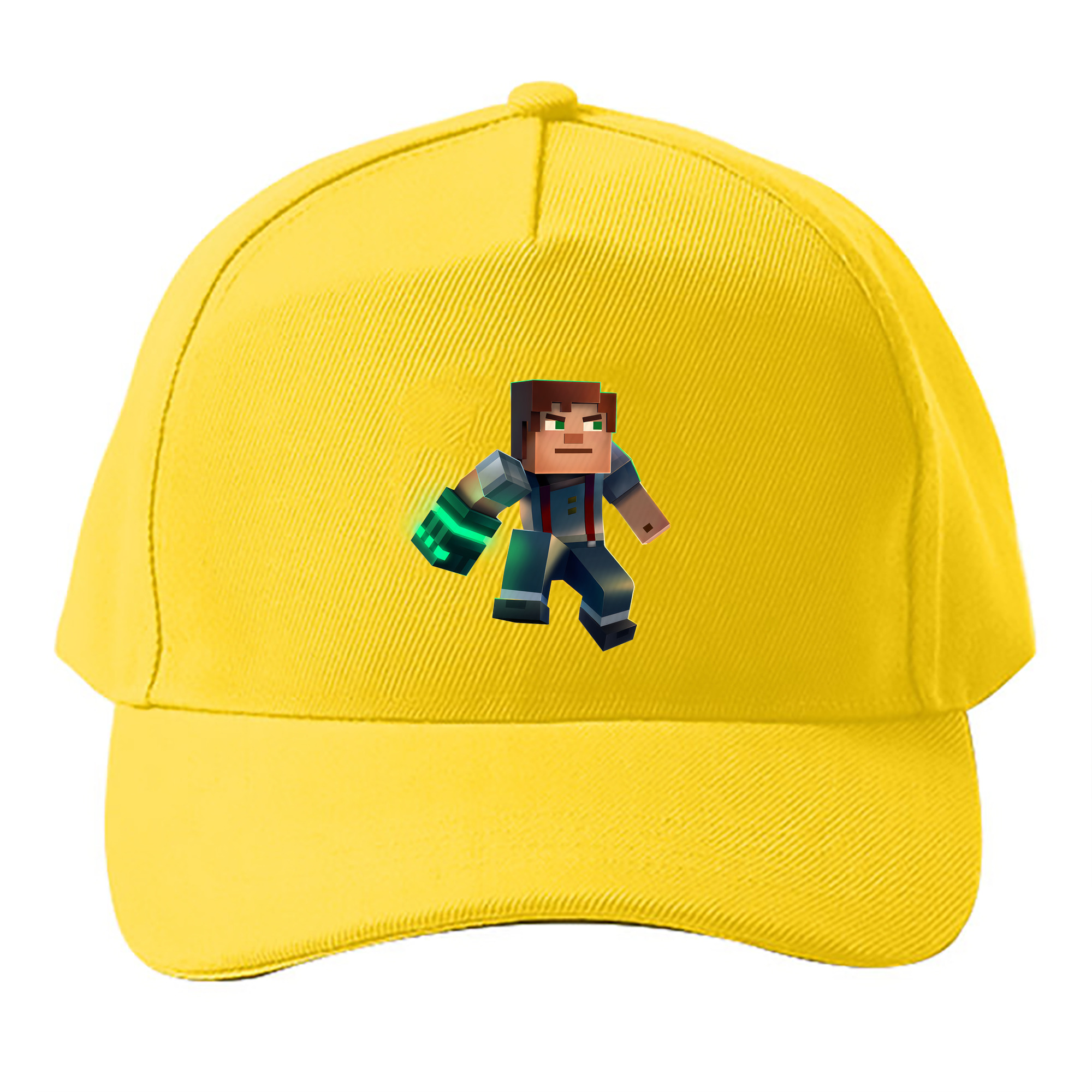 （画像用） マインクラフト ブロックの世界 Minecraft MC Block world ベースボールキャップ 綿100％ 男女兼用 帽子 スポーツ